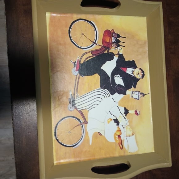 Two small wooden chef guy trays. - Picture 4 of 4